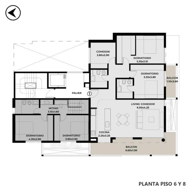 Departamento 2 dormitorios en venta, Cochabamba y Corrientes, Abasto, Rosario