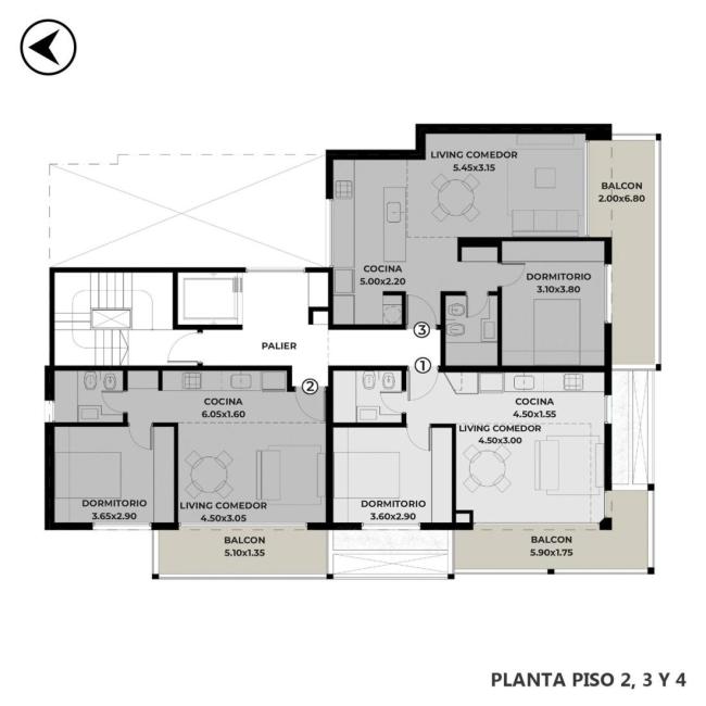 Departamento monoambiente en venta, Cochabamba y Corrientes, Abasto, Rosario