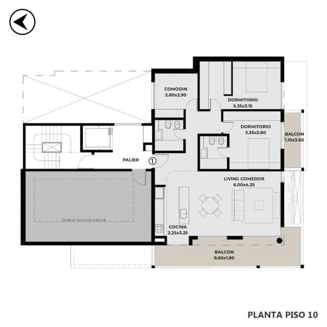 Departamento monoambiente en venta, Cochabamba y Corrientes, Abasto, Rosario