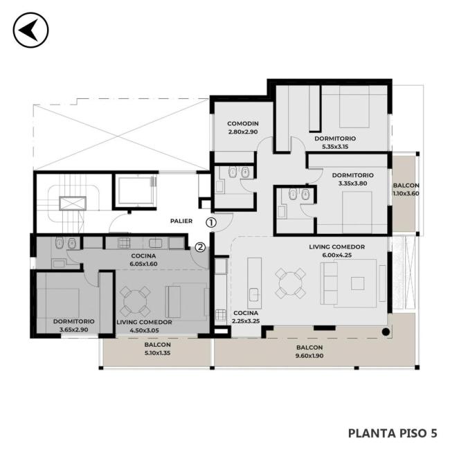 Departamento 2 dormitorios en venta, Cochabamba y Corrientes, Abasto, Rosario