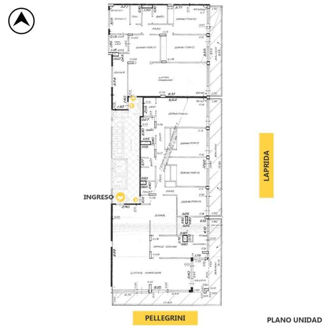 Departamento 4 dormitorios en venta, Pellegrini y Laprida, Centro, Rosario