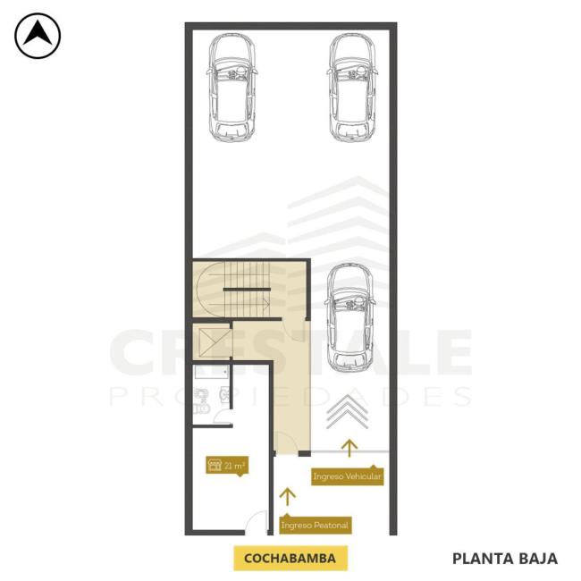 Departamento 2 dormitorios en venta, COCHABAMBA Y ENTRE RIOS, Abasto, Rosario