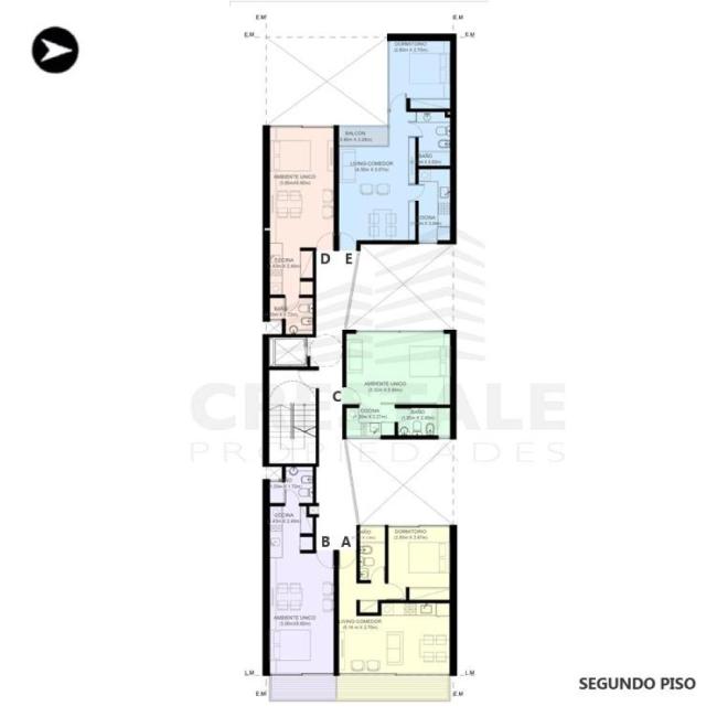 Departamento 1 dormitorio en venta, IRIONDO Y TUCUMAN, Luis Agote, Rosario