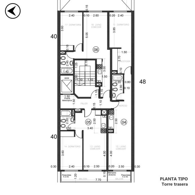 Departamento 1 dormitorio en venta, ROSAS Y MONTEVIDEO, Martin, Rosario