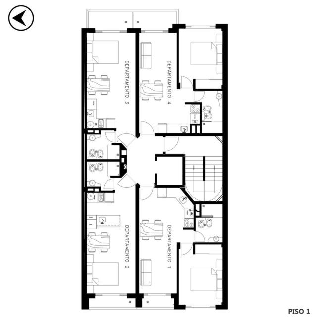 Departamento 1 dormitorio en venta, DORREGO Y 9 DE JULIO, Centro, Rosario