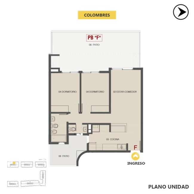Departamento 2 dormitorios en venta, Condominios Paddock – Torre 1, Fisherton, Rosario