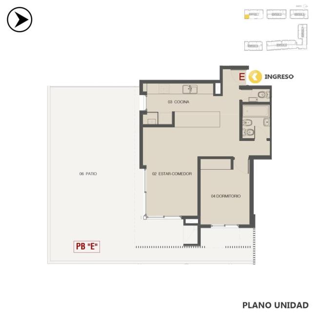 Departamento 1 dormitorio en venta, Condominios Paddock – Torre 1, Fisherton, Rosario