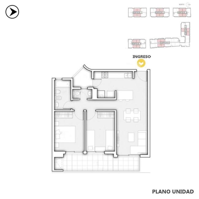 Departamento 2 dormitorios en venta, Condominios Paddock – Torre 1, Fisherton, Rosario