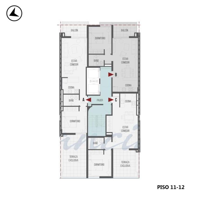 Departamento 1 dormitorio en venta, Francia 1100, Echesortu, Rosario