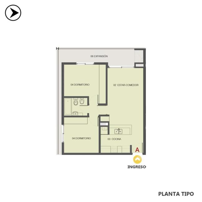 Departamento 2 dormitorios en venta, Condominios Paddock – Torre 2, Fisherton, Rosario