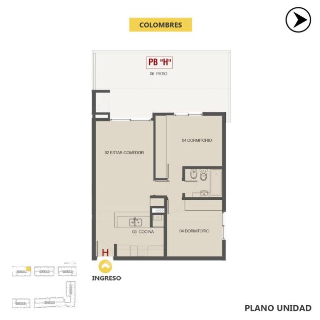 Departamento 2 dormitorios en venta, Condominios Paddock – Torre 2, Fisherton, Rosario