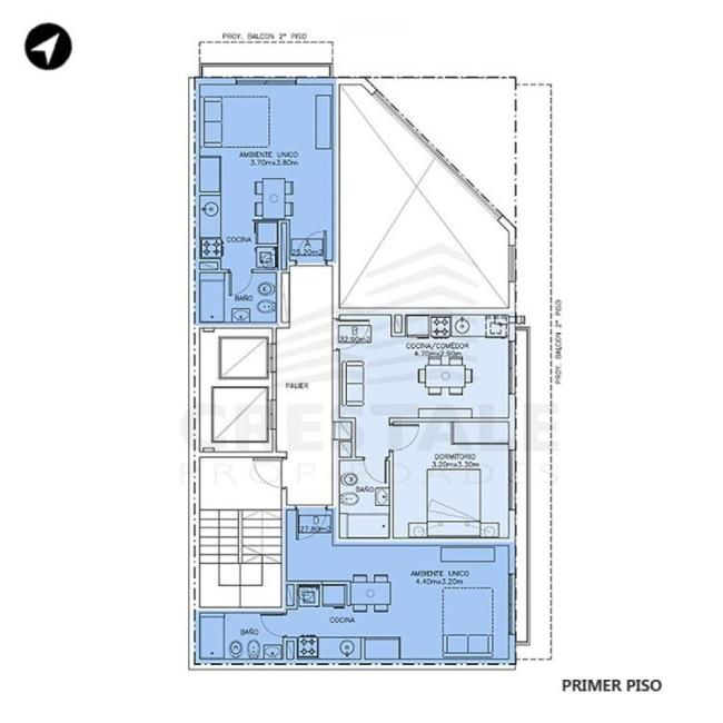 Departamento monoambiente en venta, 3 DE FEBRERO Y AV. FRANCIA, Echesortu, Rosario