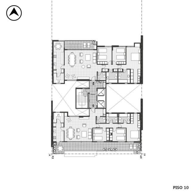 Departamento 3 dormitorios en venta, Salta y Paraguay, Parque España, Rosario