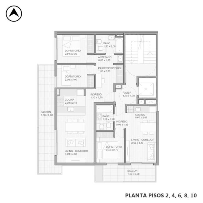 Departamento 2 dormitorios en venta, Riobamba y Corrientes – Aquilonia, Abasto, Rosario