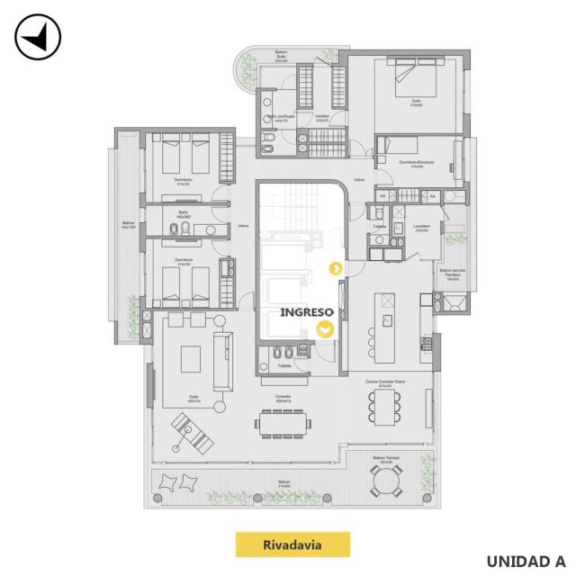 Departamento 4 dormitorios en venta, Rivadavia 2600, Pichincha, Rosario