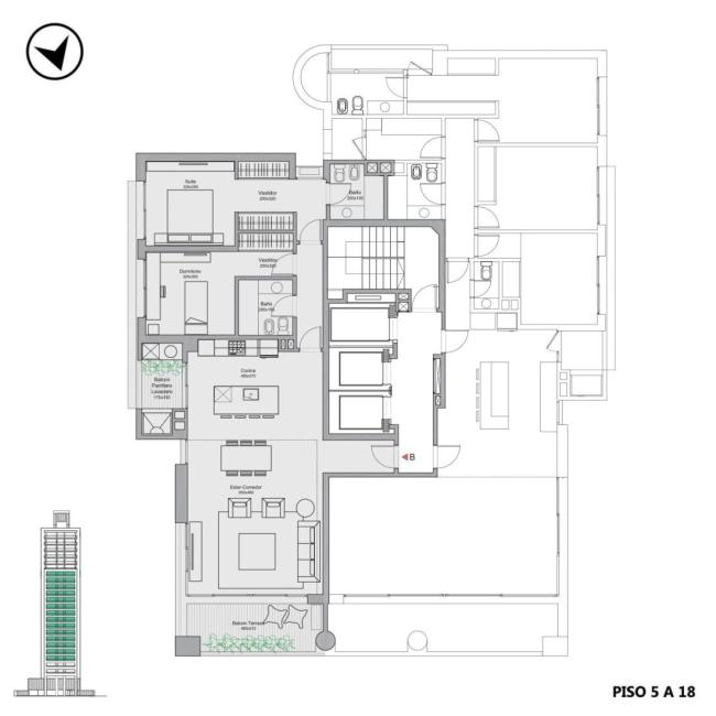 Departamento 3 dormitorios en venta, Rivadavia 2600, Pichincha, Rosario