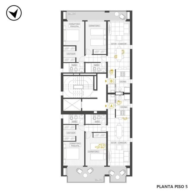 Departamento 1 dormitorio en venta, Ituzaingó y Mitre, Abasto, Rosario