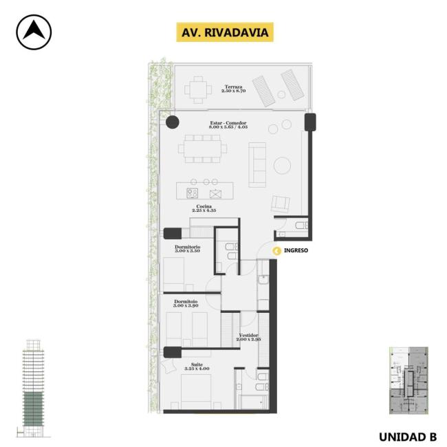 Departamento 3 dormitorios en venta, COSTAVIA – TORRE I, Pichincha, Rosario